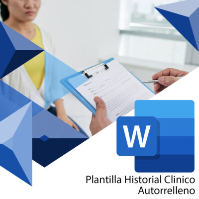 Plantilla Historial Clínico con Campos de Autorrelleno - Word