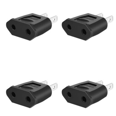 4 pzas Adaptador Europeo A Americano
