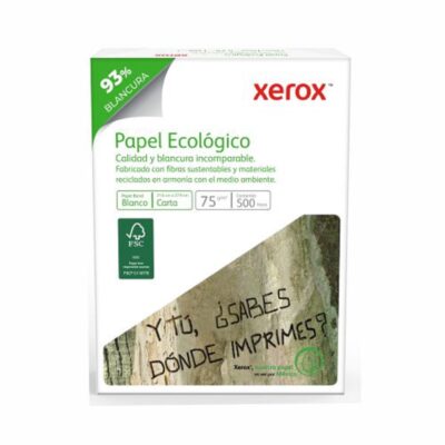Hoja Bond Xerox Ecologico 93% Blancura 75gr T/O - Pack 500pza