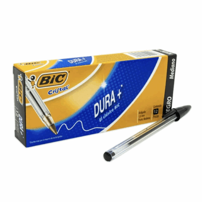 Bolígrafo Bic punto mediano - Pack 12 pzs
