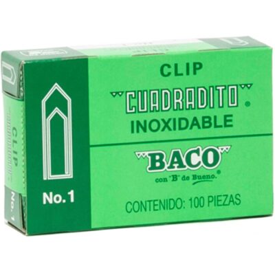 Clips Cuadradito No.1 - Inoxidable
