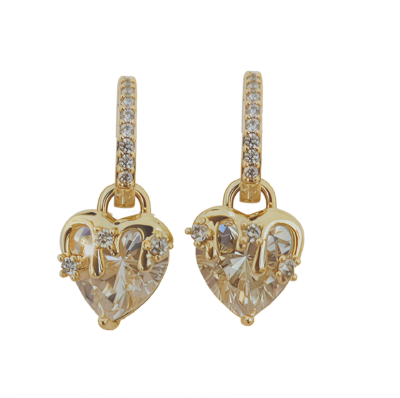 Pendientes Corazón Amatista Joven