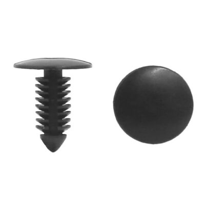 Clips de remache de sujeción Negro 8mm x 19mm x 25mm - 50piezas