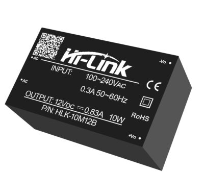 Convertidor De Voltaje HLK-10M12B AC a DC 12v 0.833a 10w