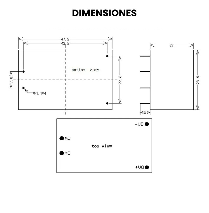 HLK-10M12B diagrama